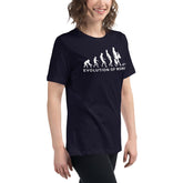 Female Evolution Funny Women's T-shirt